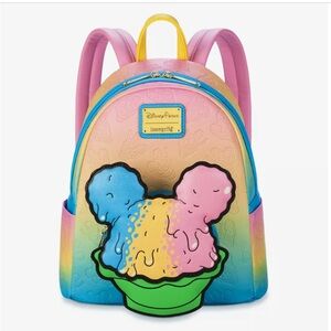 Disney Mickey Mouse Shaved Ice Loungefly Mini Backpack